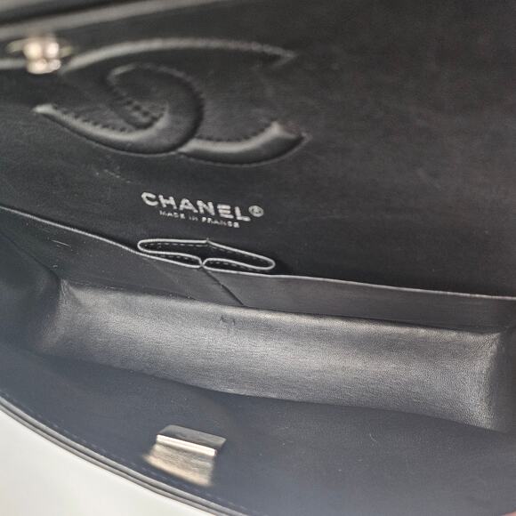 Chanel Lambskin Quilted Medium Double Flap So Black - Picture 7 of 16